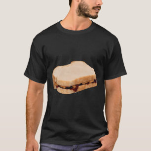 Camiseta Almoço Clássico de Peanut Butter Jelly Sandwich