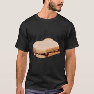 Camiseta Almoço Clássico de Peanut Butter Jelly Sandwich