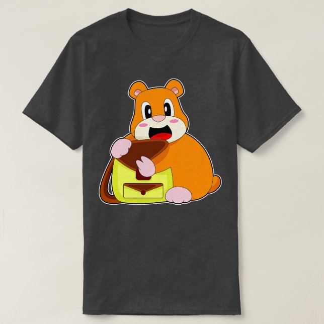 Camiseta Almoço de Hamster (Frente do Design)