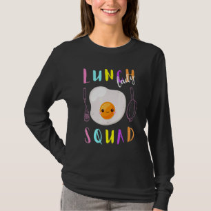 Camiseta Almoço Lady Squad Cafeteria Tripulante Trabalhador