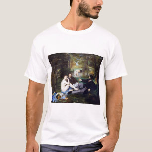Camiseta Almoço na grama, Manet