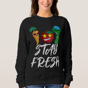 Camiseta Almoço saudável dos vegetais engraçados frescos