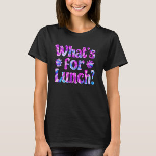 Camiseta Almoço Senhora Engraçada Cozinhar Almoço Senhora A