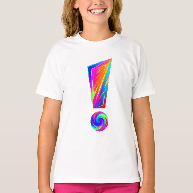 Camiseta Almofada de Arremesso Dupla Face com Ponto de Excl (Frente)