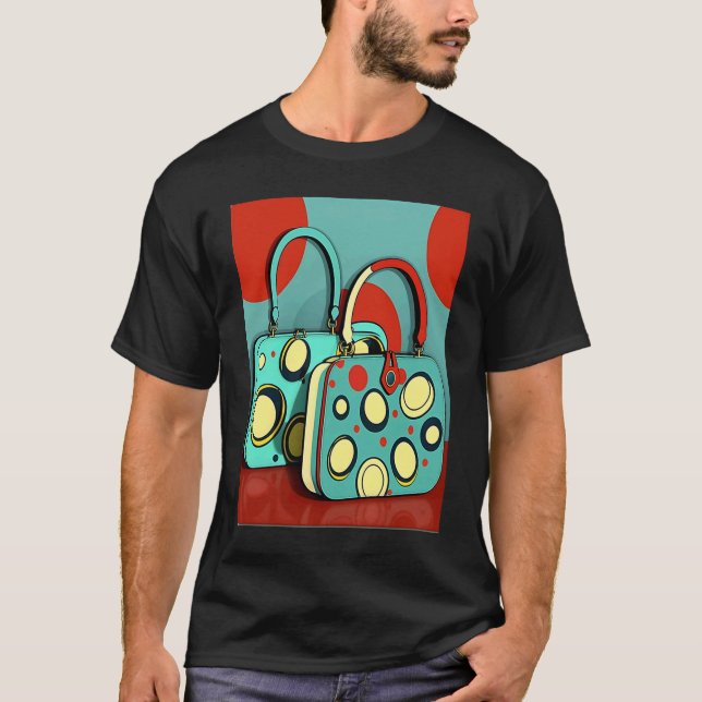 Camiseta Almofada de Pop do Framer do Handbag 1 (Frente)