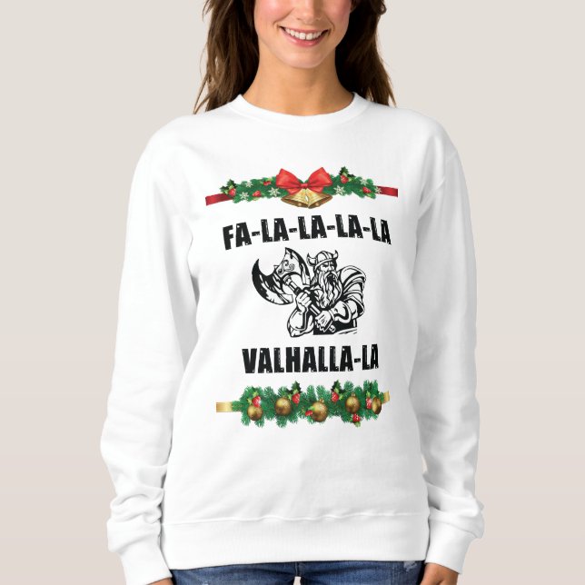 Camiseta Almofada de Valhalla de Natal (Frente)