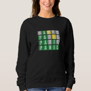 Camiseta Almofada Feliz Paris Pânico Quebra-Cabeça Enigma P