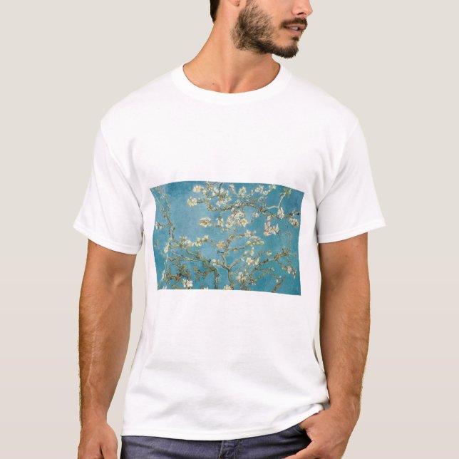 Camiseta Almond Blossom por Vincent van Gogh (Frente)