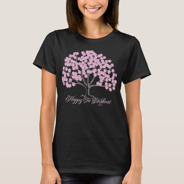 Camiseta Almond Tree Tu B'Shevat rosa (Frente)