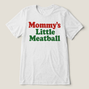 Camiseta Almôndega da Mamãezaita Divertida Italiana Retrô