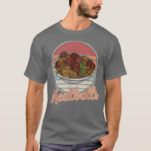 Camiseta almôndegas espaguete cozinha itália talhantes chef