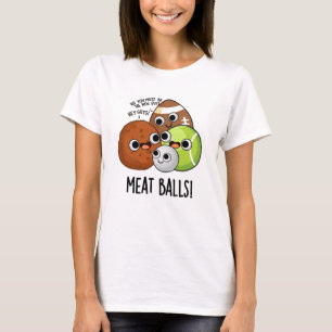 Camiseta Almôndegas Piada de Comida Divertida