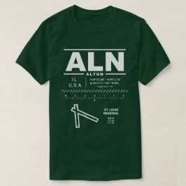 Camiseta ALN do Aeroporto Regional de St. Louis