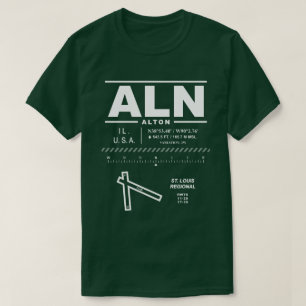 Camiseta ALN do Aeroporto Regional de St. Louis