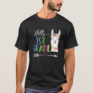 Camiseta Alô, 1ª Rua, Llama De Volta À Escola Llama G