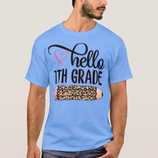 Camiseta Alô, 1º ano, 7 de Equipe, de volta à escola