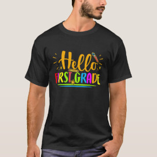 Camiseta Alô, 1º ano da Equipe 1rua De Volta À Escola Te