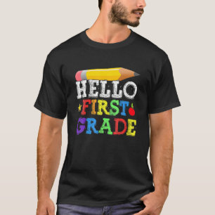 Camiseta Alô, 1º ano da Equipe 1Rua De Volta À Escola Te