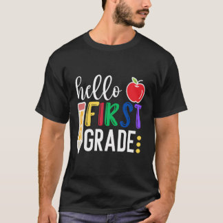 Camiseta Alô, 1º ano da Equipe 1Rua De Volta À Escola Te
