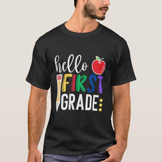 Camiseta Alô, 1º ano da Equipe 1Rua De Volta À Escola Te (Frente)