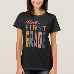 Camiseta Alô 1º Ano Da rua Na 1ª Série Da Escola Te