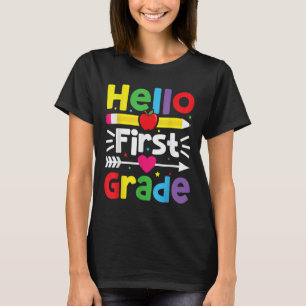 Camiseta Alô, 1º Grau De rua De Volta Ao Professor