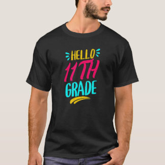 Camiseta Alô, 11, Primeiro Dia de Professora De Volta