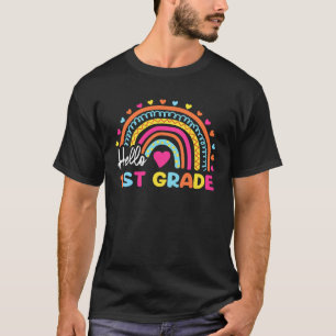 Camiseta Alô, 1rua, Rainbow, Primeiro Grau De Volta À Escol