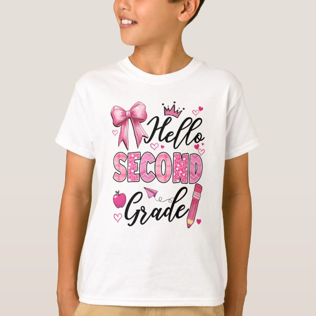 Camiseta Alô, 2º ano, Coquette Te (Frente)