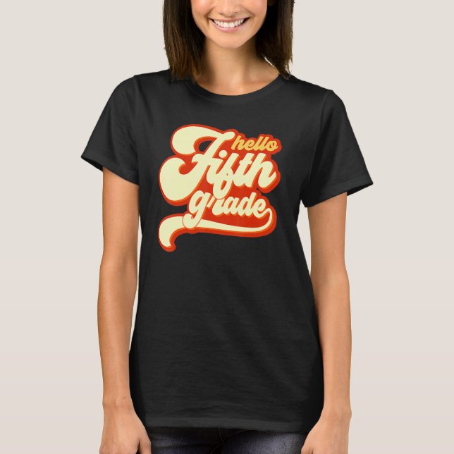 Camiseta Alô, 2º ano do 5, de volta ao professor (Frente)