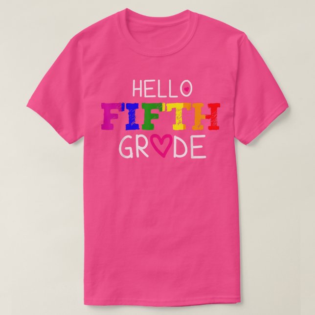 Camiseta Alô, 2º ano do 5, de volta ao professor (Frente do Design)