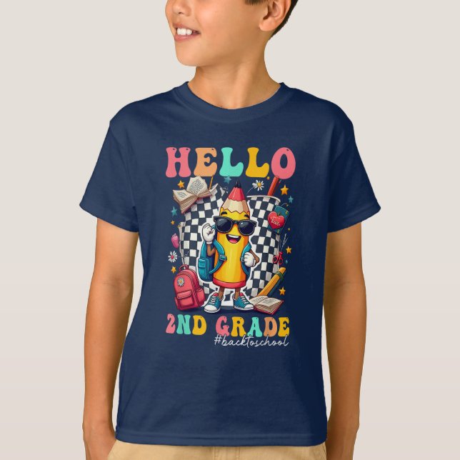Camiseta Alô, 2º ano do segundo da Equipe, Voltar à escola (Frente)