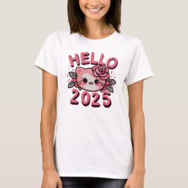 Camiseta Alô 2025, Feliz ano novo 2025