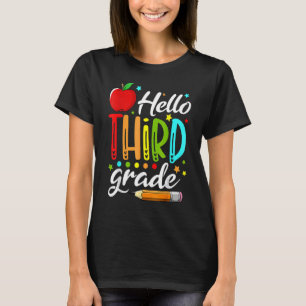 Camiseta Alô, 3º ano da Equipe, Crianças de Professores do 