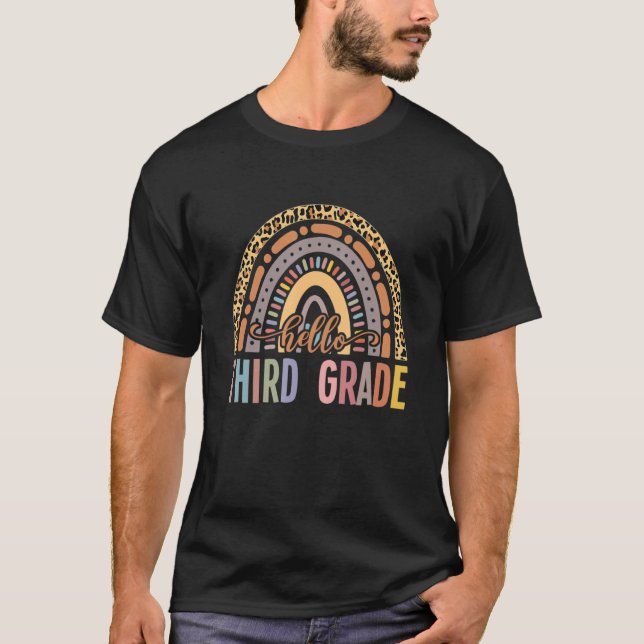 Camiseta Alô, 3º ano da Equipe, De Volta À Escola Ra (Frente)