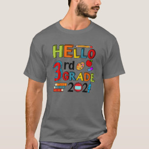 Camiseta Alô 3º Ano De 2021 De Volta A School Boys Gir