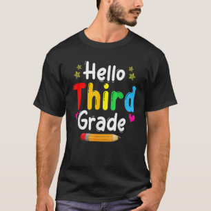 Camiseta Alô, 3º ano de volta à equipe da escola, 3º alunos