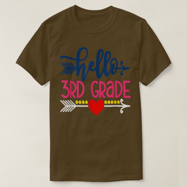 Camiseta Alô, 3º Ano De Volta Para Professores 2022 T (Frente do Design)