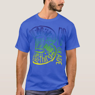 Camiseta Alô, 3º ano, professor na escola