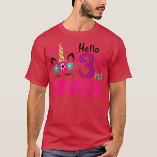 Camiseta Alô, 3º Grau, Cute Unicorn De Volta Aos Presentes