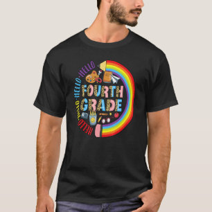 Camiseta Alô, 4º ano Leopardo, De Volta À Chuva De Lápis Es