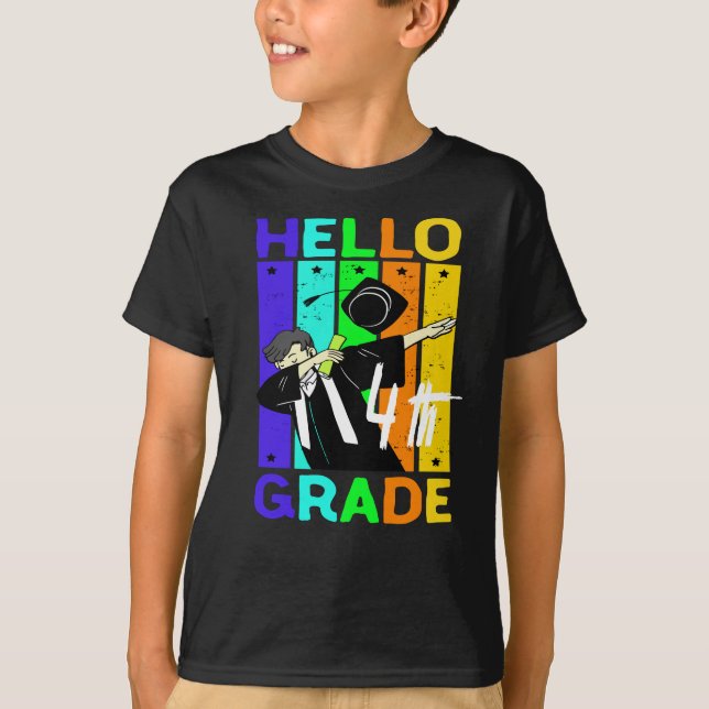 Camiseta Alô 4º ano|Voltar à escola no 4º ano (Frente)