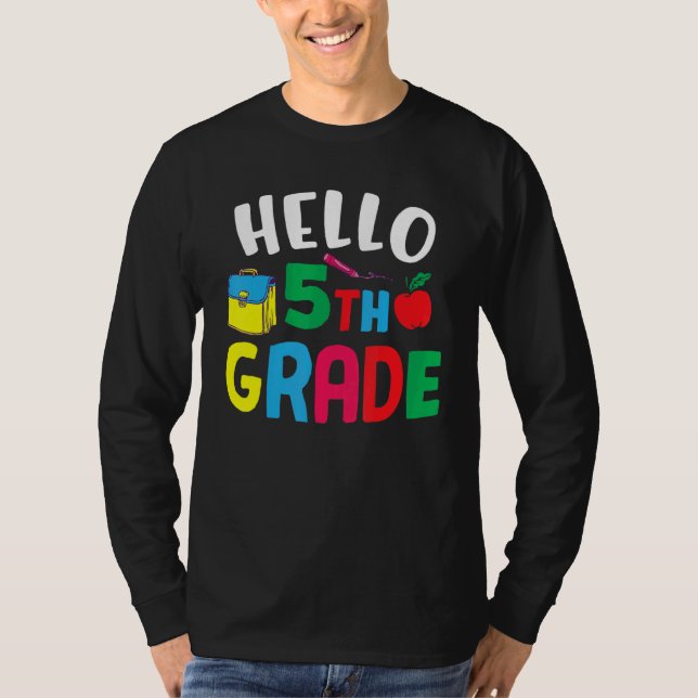 Camiseta Alô, 5º ano, 5, Grau 1 (Frente)