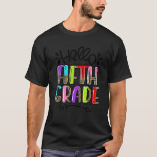 Camiseta Alô, 5º ano, De Volta À Equipe De 5 Da Escola Cu