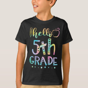 Camiseta Alô, 5 do 5º ano, de volta ao professor