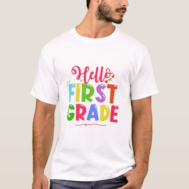 Camiseta Alô, 6º ano de volta ao 6 escolar (Frente)