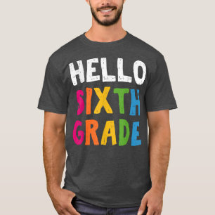 Camiseta Alô, 6º ano, professor universitário Perfeito T