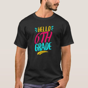 Camiseta Alô, 6, Primeiro Dia De Professora De Volta A T