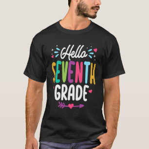 Camiseta Alô, 7º ano de volta ao professor universitário