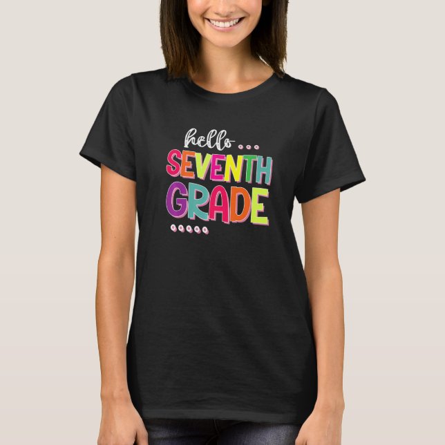 Camiseta Alô, 7, De Volta Ao Professor (Frente)